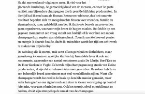 Interview Hinke in Financieel Dagblad